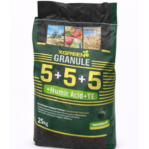 کود کامل 5-5-5 گرانوله ایکس گرین 25 کیلویی